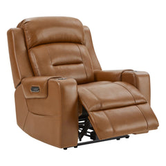 CHITA Genuine Leather Power Recliner Chair for Adults, Lay Flat Electric Recliner