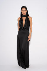 Glamour Evening Dress - Black