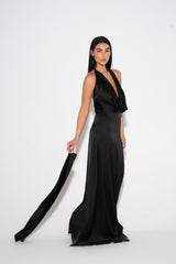 Glamour Evening Dress - Black