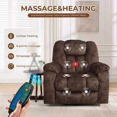 EBELLO Power Lift Recliner Chair with Massage & Heat, USB Ports for Elderly
