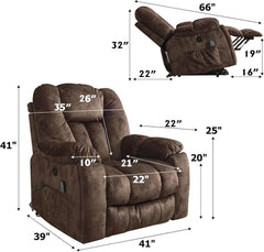 EBELLO Power Lift Recliner Chair with Massage & Heat, USB Ports for Elderly