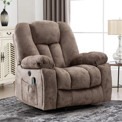 EBELLO Power Lift Recliner Chair with Massage & Heat, Wide Overstuffed Electric Recliner