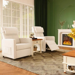 Electric Power Recliner Chair with Massage & Heat, Comfortable Reclining Sofa Chair