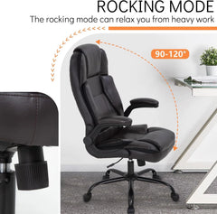 Ergonomic Executive Office Chair – High Back PU Leather Computer Desk Chair
