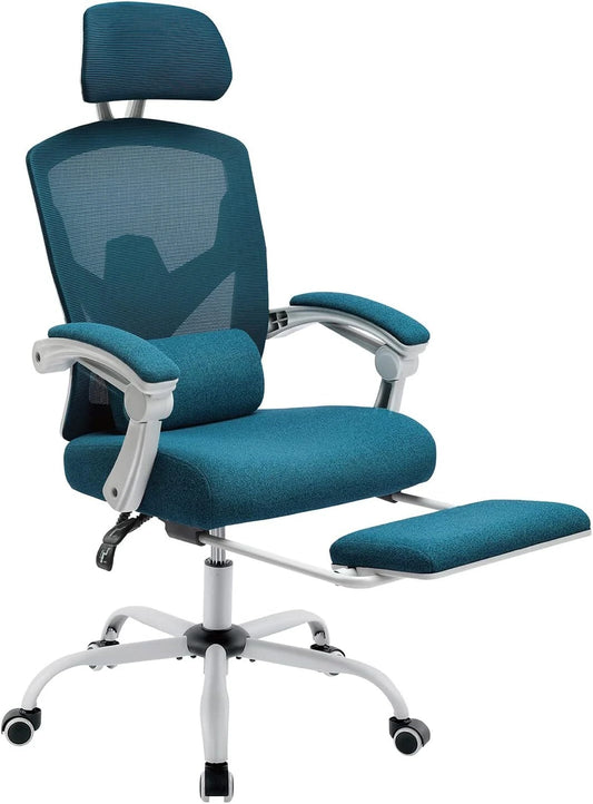 Ergonomic High Back Office Chair – Adjustable Lumbar Support Computer Desk Chair