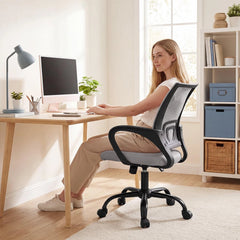 Ergonomic Home Office Chair – Executive Mesh Desk Chair for Comfort & Support