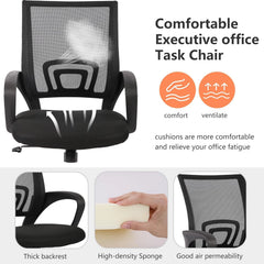 Ergonomic Home Office Chair with Lumbar Support – Adjustable Computer Desk Chair