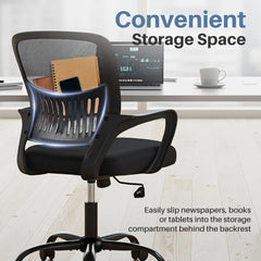 Ergonomic Home Office Chair with Lumbar Support – Computer & Desk Chair