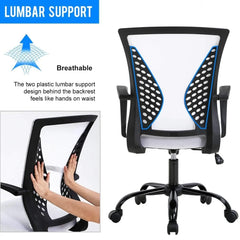 Ergonomic Mesh Office Chair – Computer Desk Chair with Lumbar Support