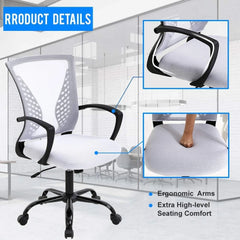 Ergonomic Mesh Office Chair – Computer Desk Chair with Lumbar Support