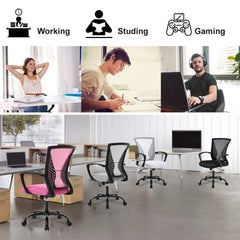 Ergonomic Mesh Office Chair – Computer Desk Chair with Lumbar Support
