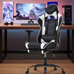 Ergonomic PC Gaming Chair – High Back Executive Office Chair with PU Leather