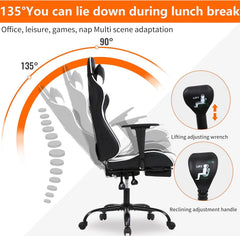Ergonomic PC Gaming Chair – High Back Executive Office Chair with PU Leather