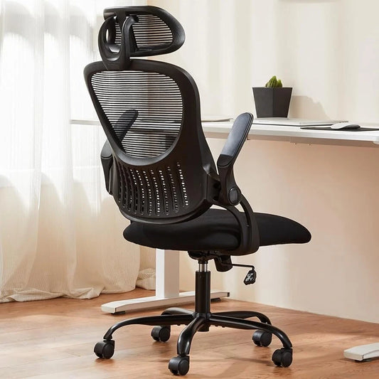 Ergonomic High-Back Mesh Office Chair – Rolling Computer Desk & Work Task Chair