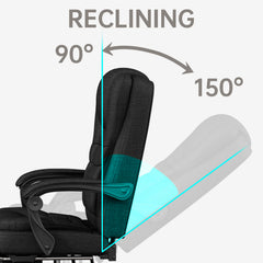 Fabric Office Task Chair – Ergonomic High Back Executive Computer Desk Chair