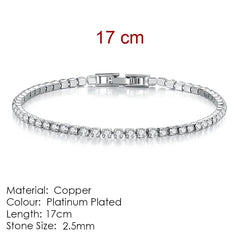 PAVOI 14K Gold Plated Cubic Zirconia Classic Tennis Bracelet | Gold Bracelets for Women | 4mm CZ, Size 6.5-7.5 Inch