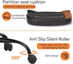 High Back Ergonomic Executive Office Chair – PU Leather Computer Desk Chair