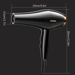 Hot & Cold Hair Dryer with Styling Attachment Set (6 or 7 Pieces)
