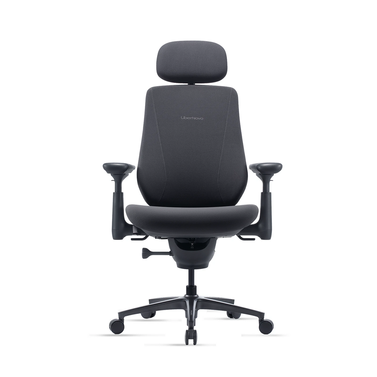 LiberNovo Maxis Big & Tall Ergonomic Office Chair – Manual Lumbar Adjustment Desk Chair