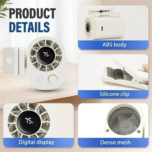 CoolClip™ Fan 🌬️✨ — 360° Cooling Anywhere