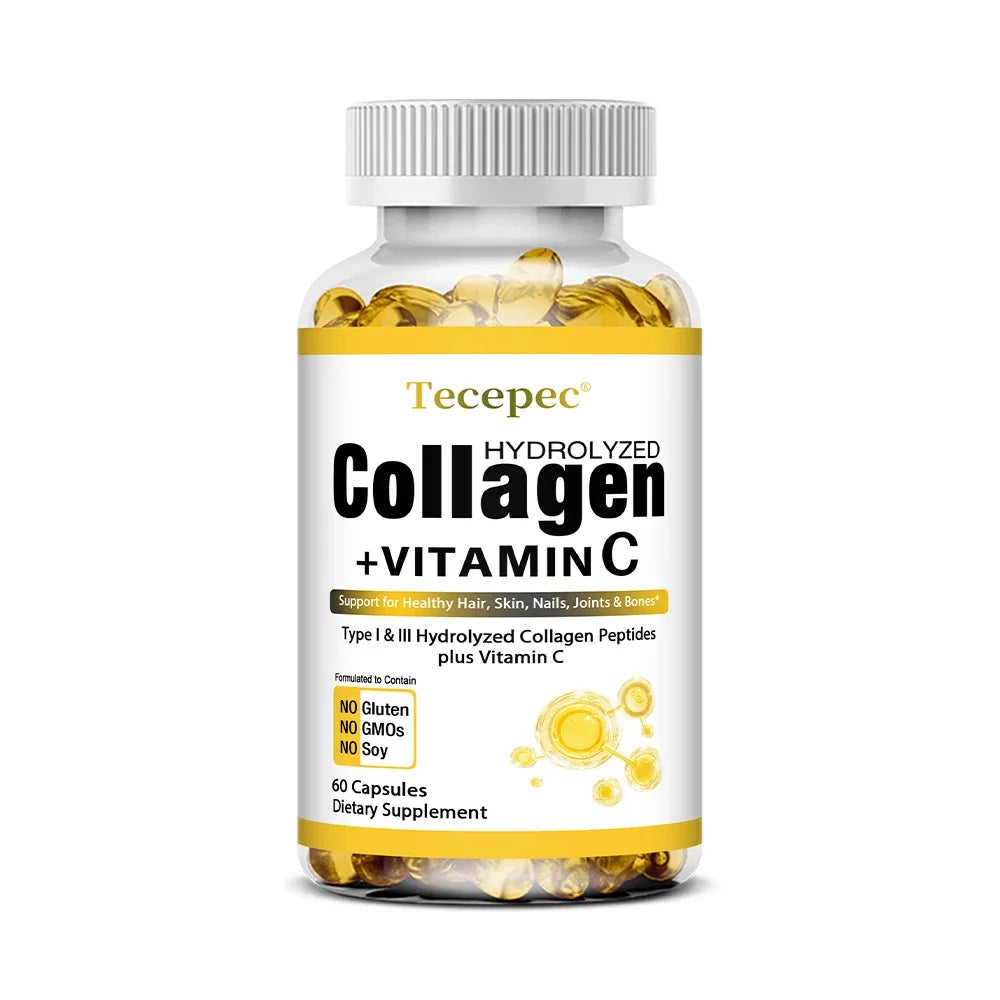 Live Conscious Beyond Collagen Multi Collagen Pulver – hydrolysiertes Kollagen-Peptidpulver der Typen I, II, III, V & X mit Biotin & Vitamin C