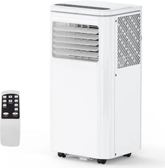 Homcom Portable Air Conditioner 3 in 1 9000 Btu Cooler Fan Dehumidifier 24.1 L/Day with Remote Control Screen
