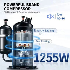 Machine à crème glacée molle commerciale SIHAO - Système de pré-refroidissement, grande capacité portable 18 L/H pour food trucks et glaciers