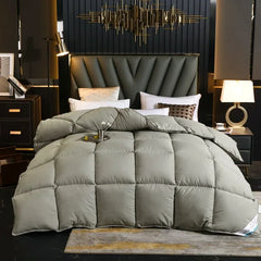 Couette de style hôtelier grand lit très grand lit légère, moelleuse, confortable et respirante, douce, pour l'hiver, très chaude 220x240, couverture