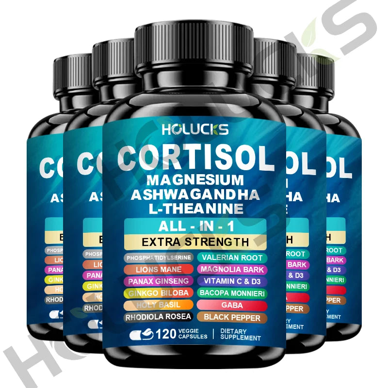 Clean Nutra Ashwagandha Cortisol Supplements For Women, Maca Root, Slippery Elm, Fenugreek, Shilajit, Rhodiola, Sea Moss & More for Women's Cortisol Supplements Capsules – CortiZEN