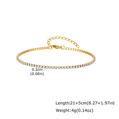 Gold Plated Beaded Anklet for Women