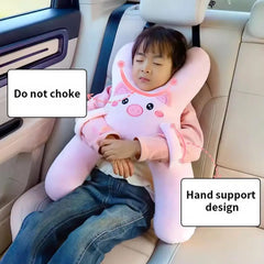 SnuggleSafari™ Travel Pillow 🦁💤 — Cozy Comfort for Little Adventures