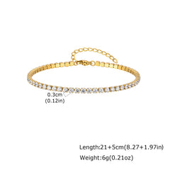 Gold Plated Beaded Anklet for Women