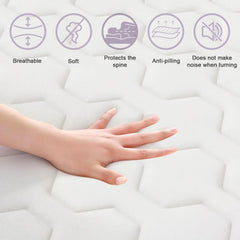 25cm Hybrid Memory Foam Spring Mattress Body Support Spinal Alignment Hydro Memory Foam Spring Coil Mattress
