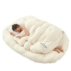 Neues Herbst- und Winter-Wollsteppbett, dickes und warmes Wintersteppbett, schnell wärmendes Steppbett mit Kern, universell für alle Jahreszeiten