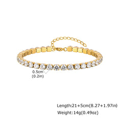 Gold Plated Beaded Anklet for Women