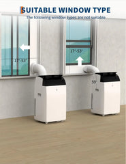 Adoolla 12000 BTU Portable Air Conditioner With Dehumidifier And Fan
