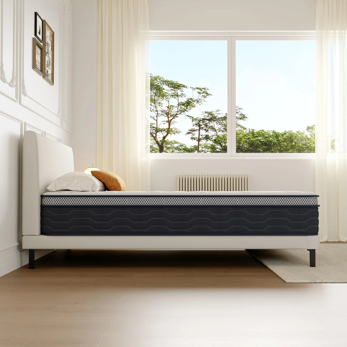 25cm Hybrid Memory Foam Spring Mattress Body Support Spinal Alignment Hydro Memory Foam Spring Coil Mattress