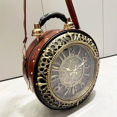 TimeLuxe™ Clock Bag ⏰👜 — Timeless Fashion, Everyday Elegance