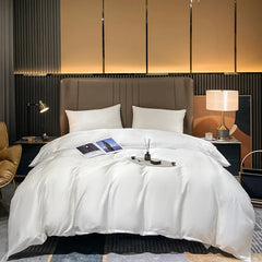Housse de Couette en Soie de Mûrier 100% Soie Housse de Couette Douce Respirante 240x260 Housse de Couette Grande Taille