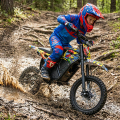 Electric Bike, 50 MPH Top Speed, 60 Miles Range, 3 Mode, Double Suspension & Dual Hydraulic Brake, 14''/12'' All-Terrain Tires, Perfect Gift #SummerWins