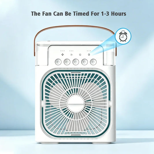 Humidifier Cooler Fan 3 Gear Air Conditioner Cooler Portable USB Desktop Spray Fans For Office Dormitory Room Cooling