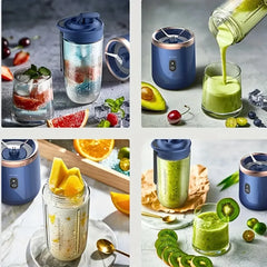 Tragbarer Mixer Flasche Elektrisch 6 Klingen Multifunktions-Entsafter Frischsaft Smoothie Mixer Eiscrasher Lebensmittelprozessor