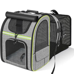 NUGGAL Expandable Pet Carrier Backpack with Breathable Mesh Tent
