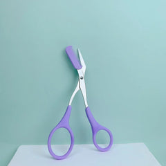 Eyebrow Trimming Scissors with Comb