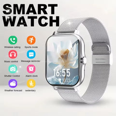Father's Day and Summer Festivals:New Smartwatch (Black & Pink) Wearable Device Super Bowl, Super Bowl Outdoor Sports、Smart watch, wireless talking/dialing, multi-sport mode, call reminder and rejection, SMS reminder message reminder various APP reminders