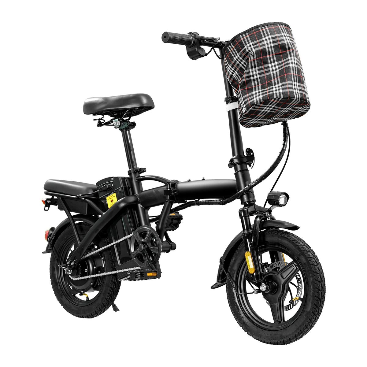 Electric Folding Ebike with Advanced Tech, 650W Motor, 48V 15Ah Battery, 22 mph Speed, 8-Level Shock Absorption, 60Km Range, Dual Disc Brakes, UL2849 Certified for Hardcore Outdoor Cycling, Budget Sport Ebike, Ebikes