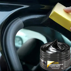 Reparaturmittel für Kfz-Kunststoff – Polierwachs für Innen- und Außenkunststoffe, Kratzer-Reparatur-Anti-Aging-Creme, geeignet für Reifen