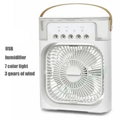Humidifier Cooler Fan 3 Gear Air Conditioner Cooler Portable USB Desktop Spray Fans For Office Dormitory Room Cooling