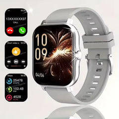 Father's Day and Summer Festivals:New Smartwatch (Black & Pink) Wearable Device Super Bowl, Super Bowl Outdoor Sports、Smart watch, wireless talking/dialing, multi-sport mode, call reminder and rejection, SMS reminder message reminder various APP reminders