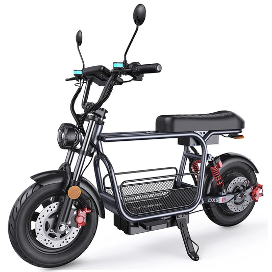 IScooter DX5 Electric Scooter,48V 15.6Ah Battery,1500W Motor,15Inch Tubeless Tires,55Km/h Max Speed,Hydraulic Disc Brakes ﻿